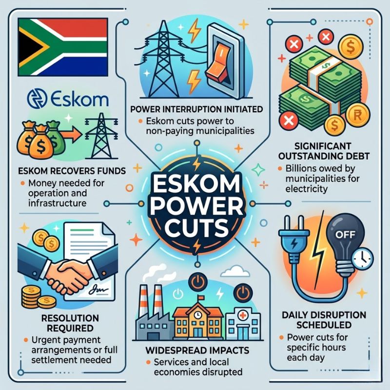 Eskom to Cut Power