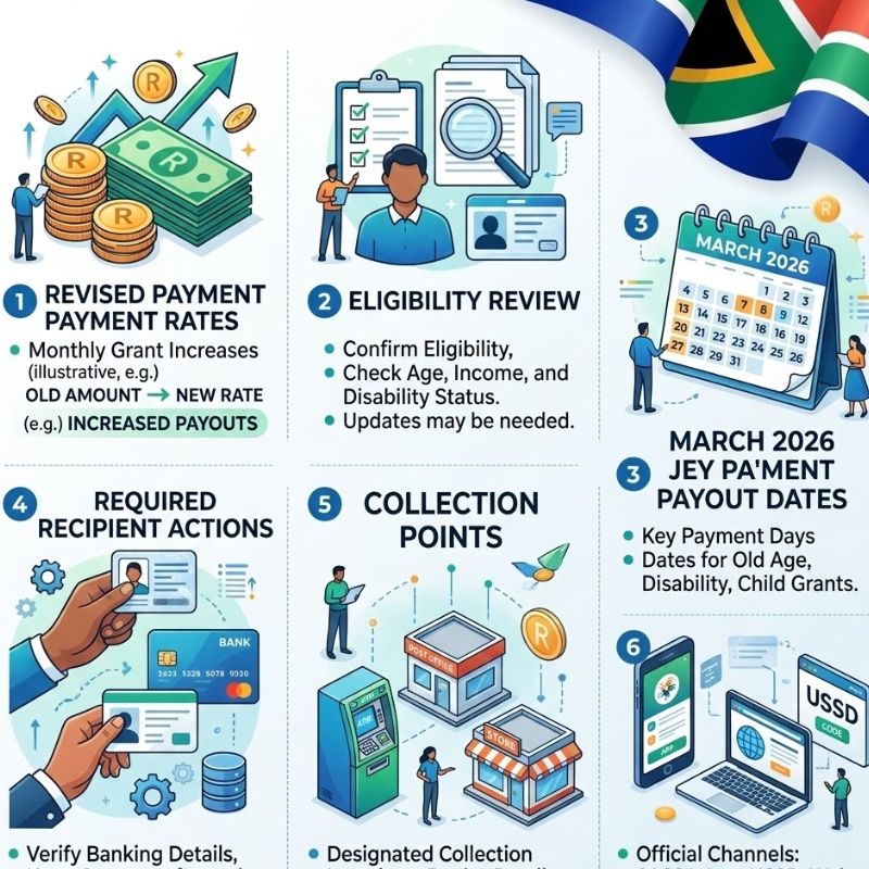 SASSA Grant Increase March 2026:
